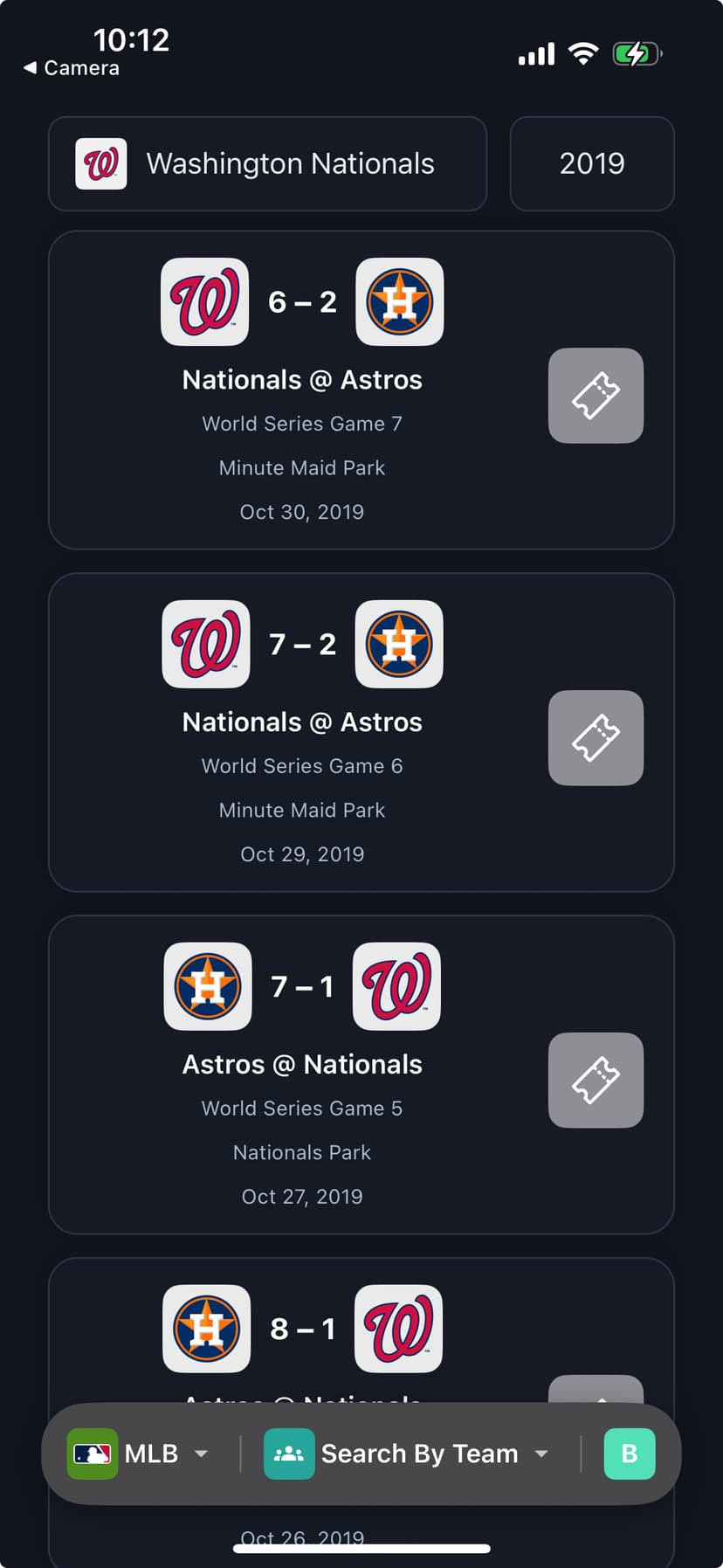 MLB By Team